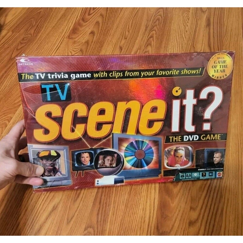 TV Scene It? DVD Board Game THE DVD GAME GAME OF THE YEAR NEW SEALED FAST SHIP